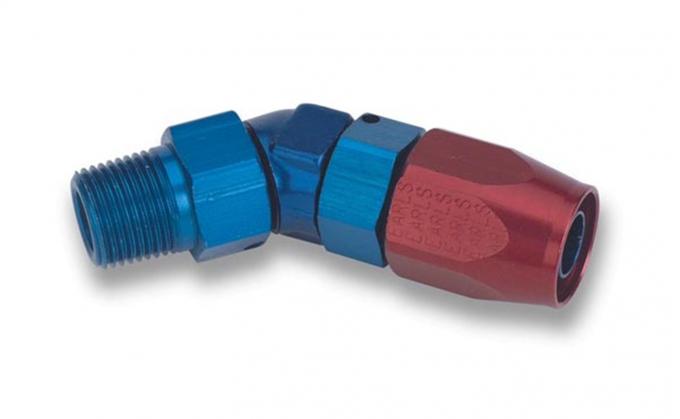 Earl's Performance Swivel-Seal™ 45 Deg. NPT Hose End 824588ERL
