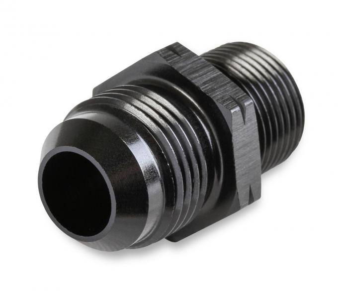 Earl's Straight Male an -8 to 16mm X 1.5, Black AT9919EFJERL