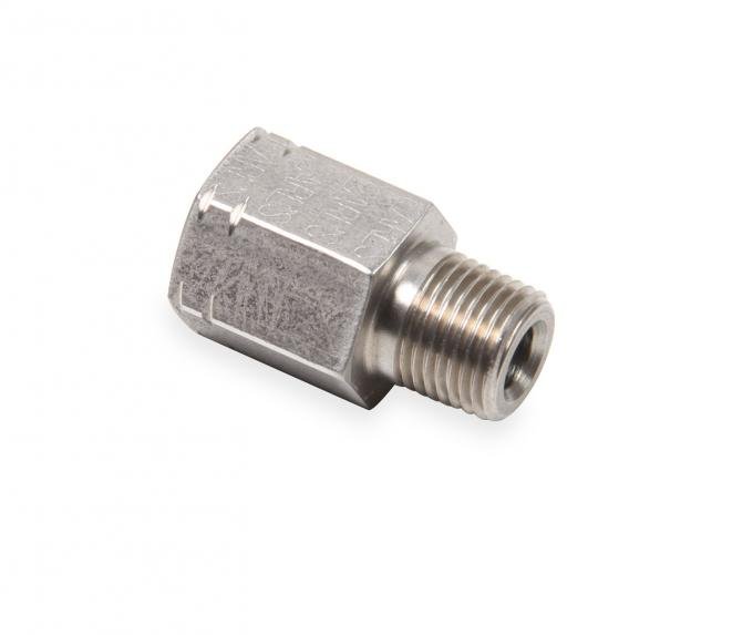 Earl's Performance Straight Stainless Steel BSPT to NPT Adapter 968699ERL