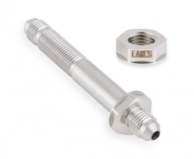 Earl's Performance Straight Stainless Steel AN Bulkhead Union SS983503ERL