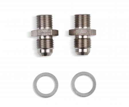 Earl's Straight Transmission Adapter -6 Male to 1/4-18 NPSM Male 940006ERL