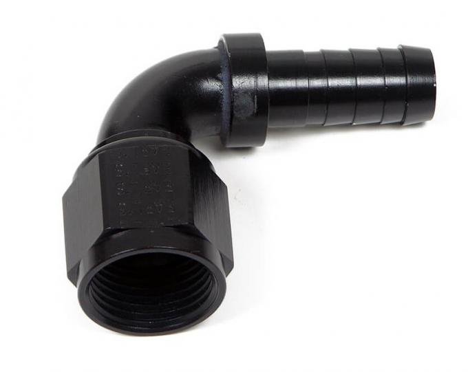 Earl's Auto-Crimp Hose End, 90 Degree, Size -16, Black AT709116ERL