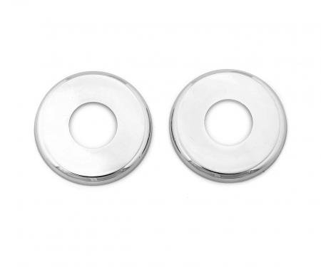 ACP Door Window Handle Plate Chrome Pair FM-BW014A