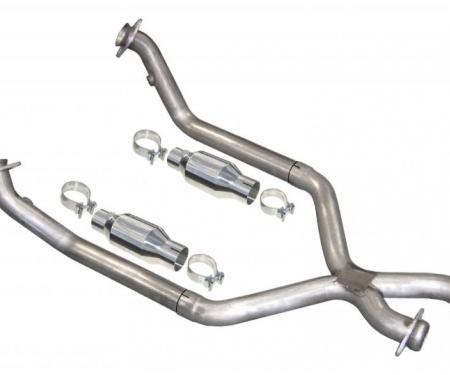Pypes HVH11S 2.5" Stainless Steel Universal Muffler Hanger – Bolt-On, 7" Length, Includes Clamp