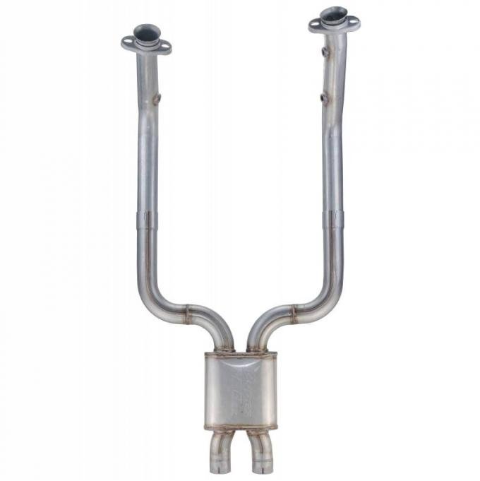 Pypes Exhaust X-Pipe Kit 2.5 in Hardware Included Natural 409 Stainless Steel Exhaust XFM22