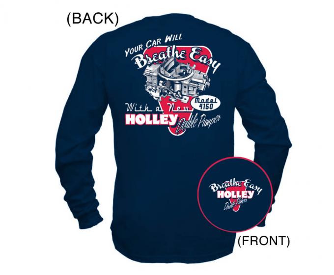 Holley Retro Double Pumper Long Sleeve T-Shirt 10015-LGHOL