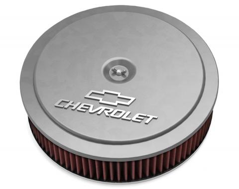 Holley GM Muscle Series Air Cleaner, Natural Machined 120-218