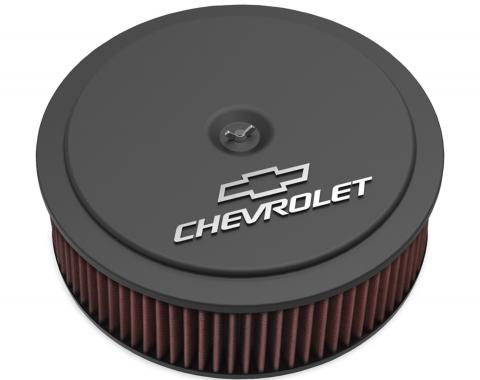 Holley GM Muscle Series Air Cleaner, Satin Black Machined 120-221