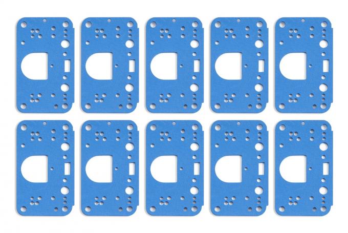 Holley Dominator 3 Circuit Metering Block Gasket 10-PK 108-198