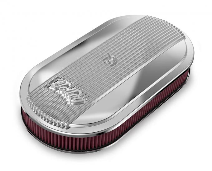 Holley Vintage Series Oval Air Cleaner, Polished 120-401