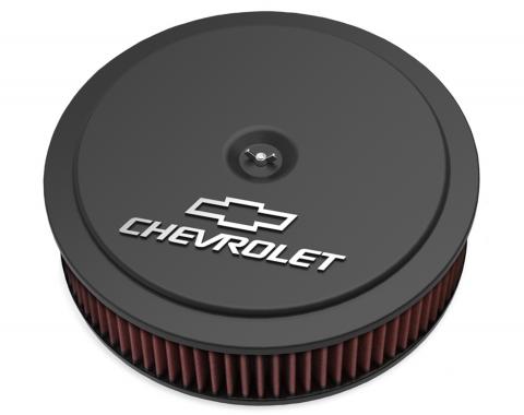 Holley GM Muscle Series Air Cleaner, Satin Black Machined 120-220