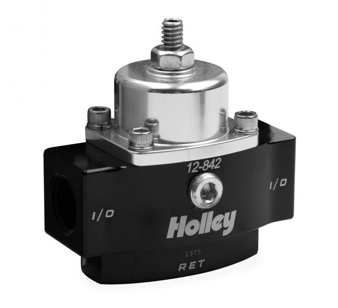 Holley HP Billet Carbureted by Pass w/ Idle Bleed Fuel Pressure Regulator 12-842
