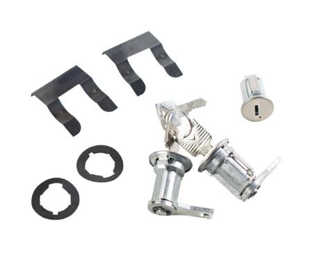 Dennis Carpenter Ignition and Door Lock Cylinder Set - 1961-66 Ford Truck, 1966-67 Ford Bronco, 1962-64 Ford Car C3AZ-6222050-B