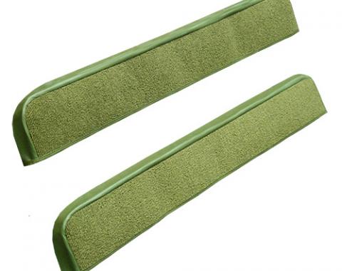 ACC 1971-1973 Ford Mustang Door Panel Inserts with Binding 2pc Nylon Carpet