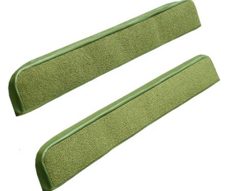 ACC 1971-1973 Ford Mustang Door Panel Inserts with Binding 2pc Nylon Carpet