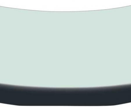 OER 1971-73 Mustang 2+2 Front Windshield Glass - Green Tint with Green Band 03100H