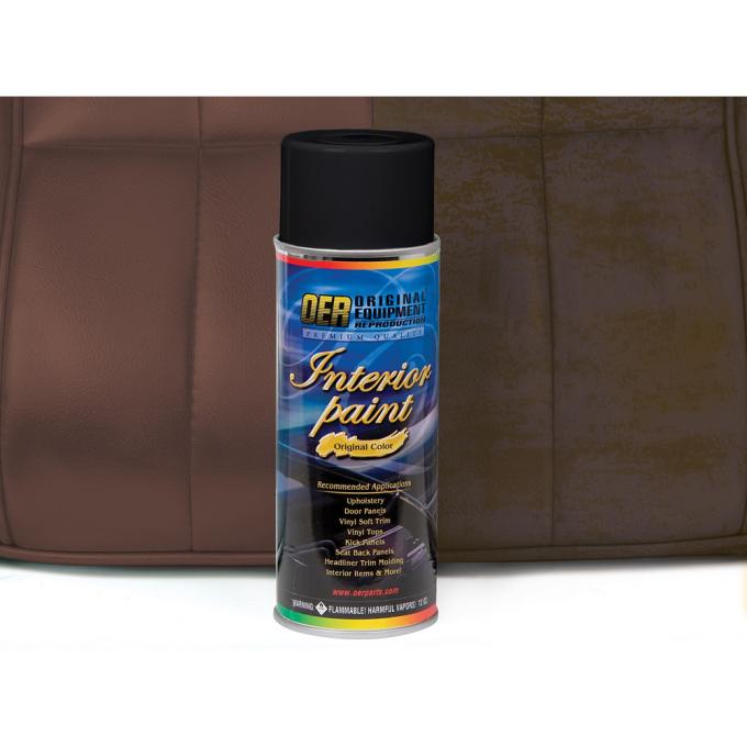 1966-86 Ford, Mercury Interior Paint, 5738 Dark Saddle, 16 Oz. Aerosol Can (Net Wt. 12 Oz.)