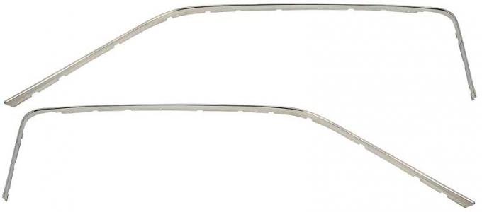 OER 1967-68 Mustang Fastback Roof Rail Sash Molding A1701