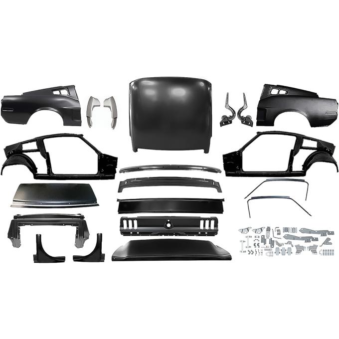 OER 1968 Ford Mustang, Coupe to Fastback Sheet Metal Conversion, w/Marker Light Indent Kit *FM1968A