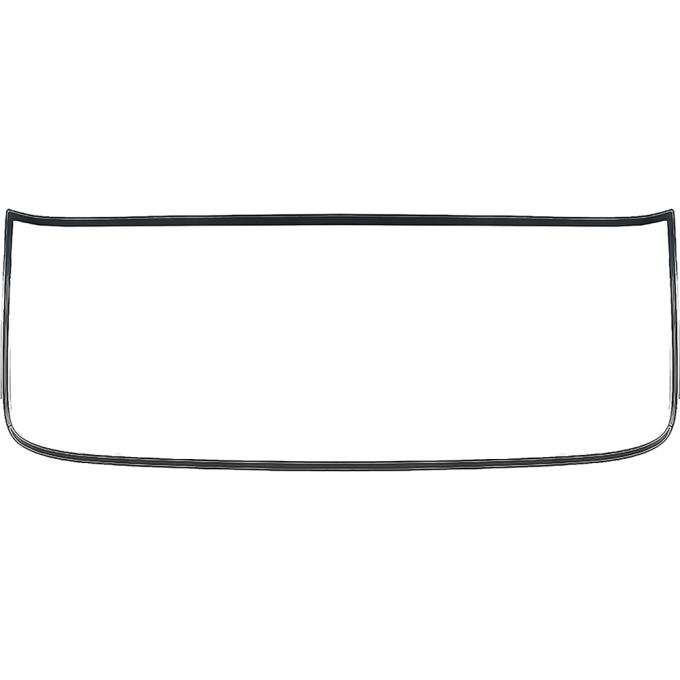 OER 1964-68 Ford Mustang, Front Windshield Glass, Flush Mount, No Molding Needed, Clear FM654C