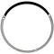 OER 1967-68 Mustang, Headlamp Door Bezel Trim Ring, Chrome, Fits RH or LH Side 13064C