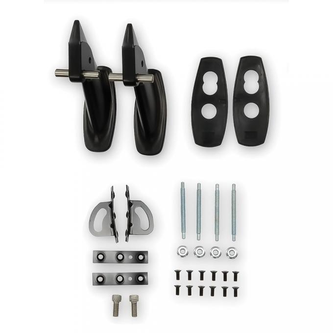 1969-70 Mustang, Rear Spoiler Mounting Kit, Brackets And Hardware