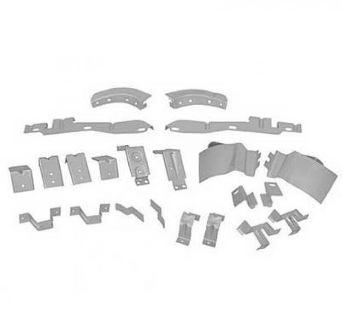 OER 1969-70 Mustang Fastback Body Bracket Kit (22-Pcs) FBK6970