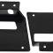 1967-68 Mustang Fastback, Seat Latch Cover, with Fold Down Rear Seat
