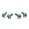 1964-68 Mustang, Kick Panel Screw Set, 4 Pieces