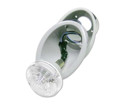 OER 1967-68 Mustang Parking Lamp and Bezel Assembly - LH 13203D