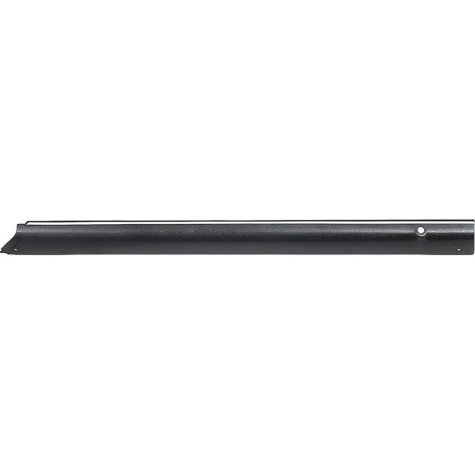 OER 1969-70 Mustang, Inner Upper Door Panel Trim, Textured Steel, Standard Interior, Black, RH 20945