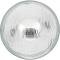 H4 Headlight Assembly, 7" Diamneter Round, Metal Housing, Fluted Glass Lens - H6024, H6006