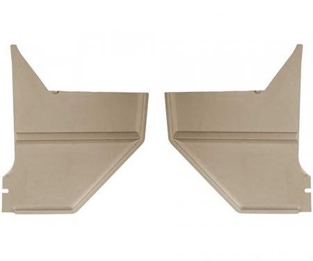 OER 1967-68 Ford Mustang, Coupe/Fastback, Kick Panels, Parchment 2340707