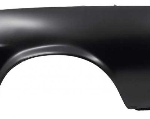 1968 Ford Mustang Convertible Left Hand Full Quarter Panel without Side Marker Indent (Late 68)