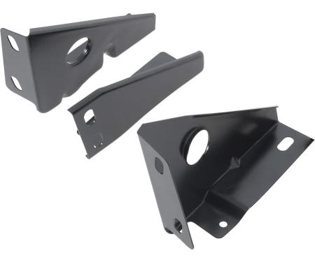 OER 1967-68 Mustang, Stone Deflector Brackets, 3 Piece Set 17747B
