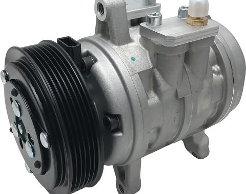 1982-93 Ford Mustang, Air Conditioning Compressor, w/Clutch, Nippon-Denso Style New, 6P148A