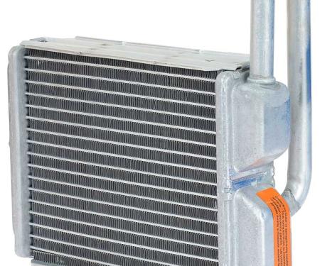 1971-73 Mustang, 1966-70 Fairlane, Falcon, 1968-76 Torino, 1976-77 Bronco, Aluminum Heater Core Assembly, without AC, Measures 7 3/4" x 6" x 2"