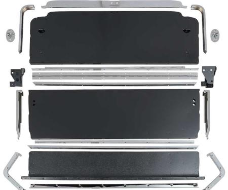 OER 1965-66 Mustang, Fastback, Rear Fold Down Seat Assembly, with Molding 61390A