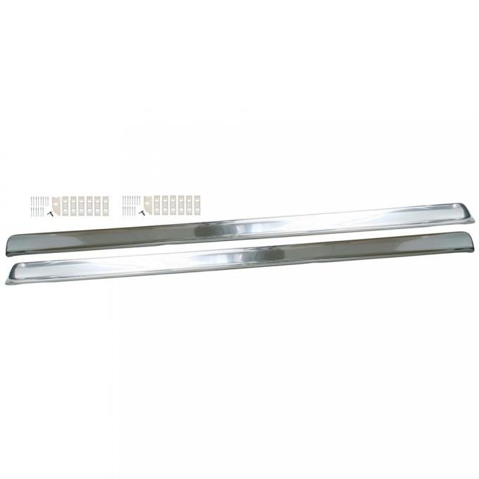 OER 1967-68 Mustang, Rocker Panel Moldings, with Hardware, RH and LH, Pair *10176CD