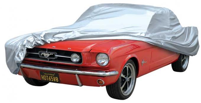 OER 1964-68 Mustang Coupe & Convertible Titanium Car Cover - Gray - For Indoor or Outdoor Use MT8900K