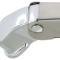 OER 1966-70 Mustang, Cougar, Windshield Wiper Arm, Flanged End Cap, LH or RH, Polished Finish 17527C