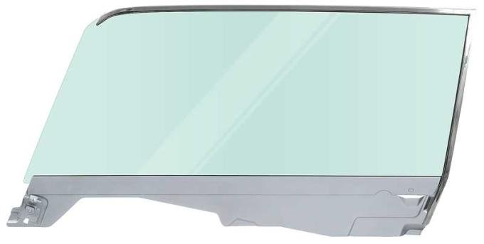 1964-66 Mustang, Door Glass Assembly, Coupe, Tinted Glass, Drivers Side