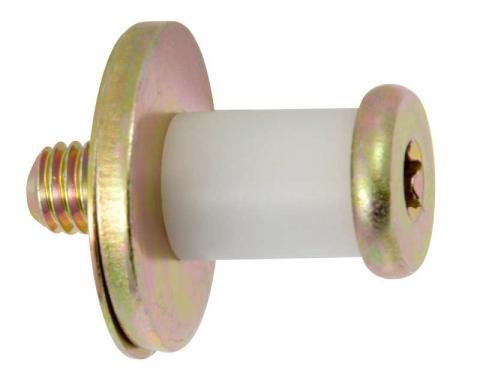 OER 1971-86 Ford Door Latch Striker Plate - Zinc Plated - Various Applications 22008B