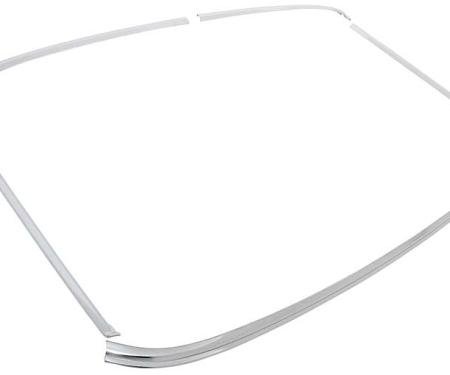 1964-68 Mustang, 1967-68 Cougar, Windshield Molding Set, Coupe/Fastback, 5 Piece Set