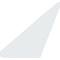 1964-68 Mustang, Cougar, Vent Window Glass, Clear, Drivers Side