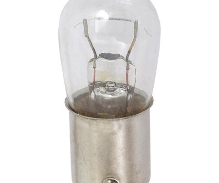 OER Miniature Bulb, 12.8 Watt, 12 Volt, B6 Dome, BA15S Base, Single Filament, # 105 B105