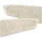 1965-66 Ford Mustang, Deluxe Pony Interior Door Panels, RH & LH, Pair, Parchment