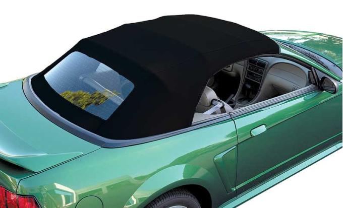 1991-93 Ford Mustang, Convertible Top, Stayfast Canvas, Black