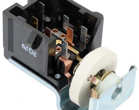 OER 1980-86 Mustang Headlamp Switch, 7-Terminals, Without Visibility Light Group 94L017