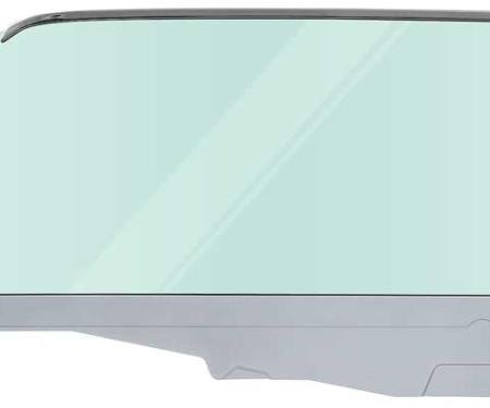 1964-66 Mustang, Door Glass Assembly, Coupe, Tinted Glass, Drivers Side